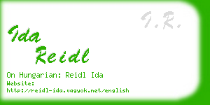 ida reidl business card